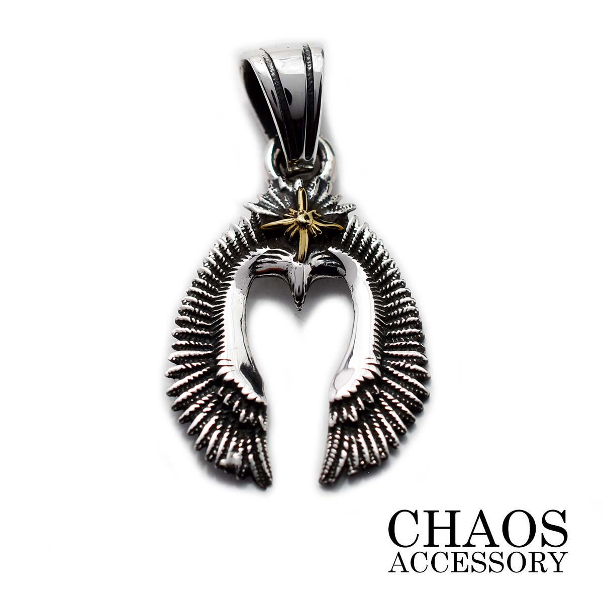 シルバーアクセサリー インディアンジュエリー モチーフ ウイング イーグル フェザー サンマーク ペ ...