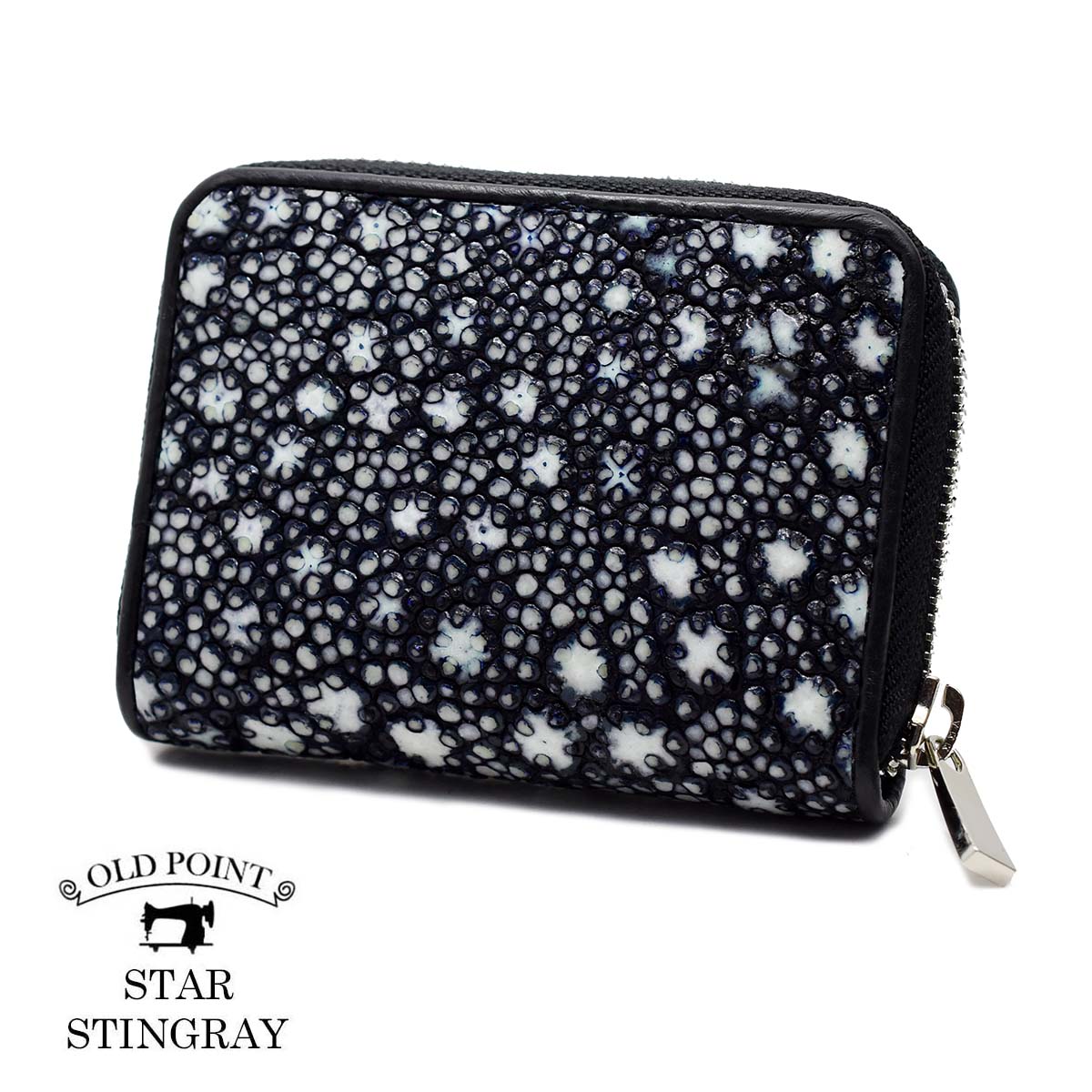 【超希少】【限定カラー】イバラエイ スタースティングレイ 梅花皮 かいらぎ 小銭入れ 本革 エイ革 財..