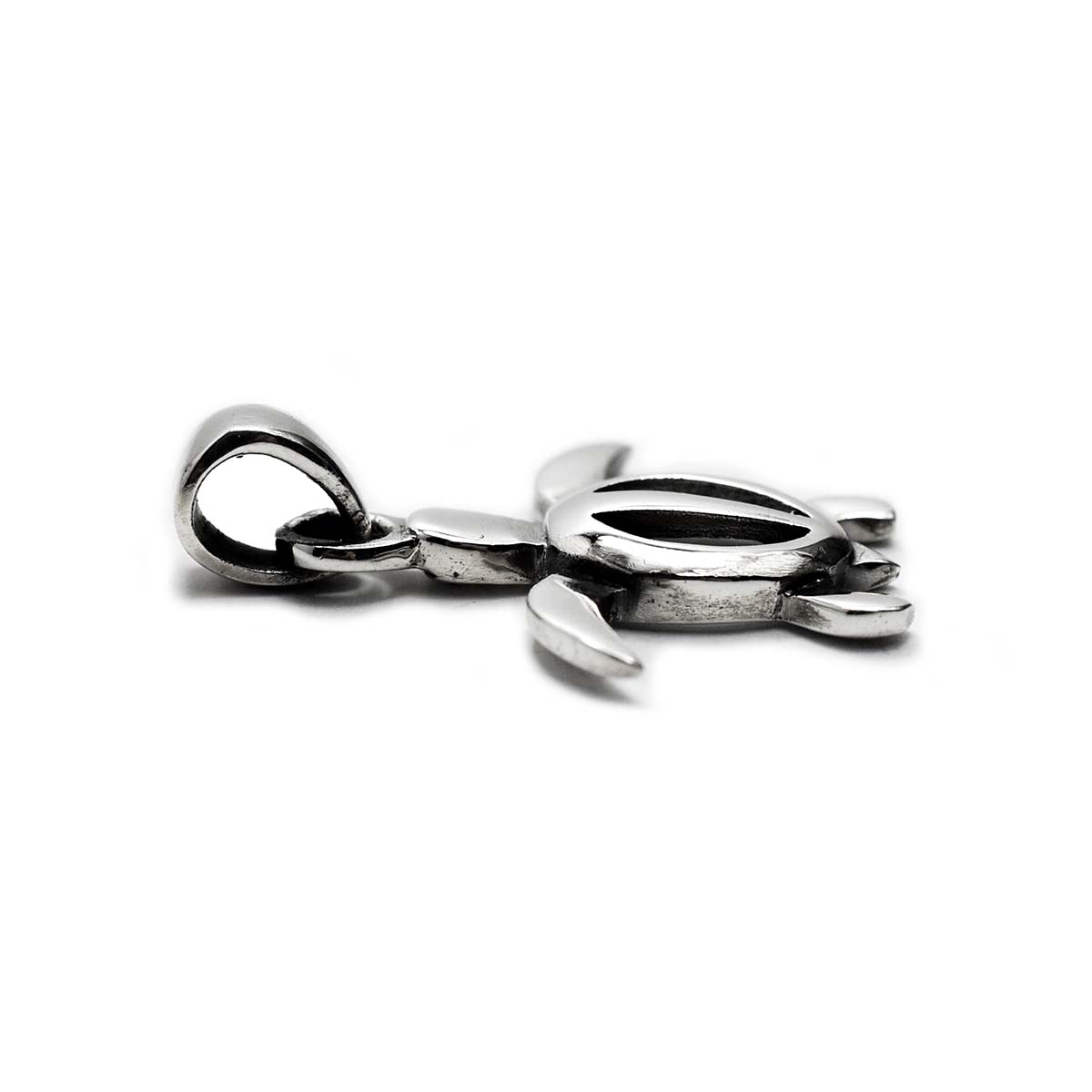 【25×18mm】シルバーアクセサリー メンズ シルバー925 タートル ウミガメ ホヌ ス...