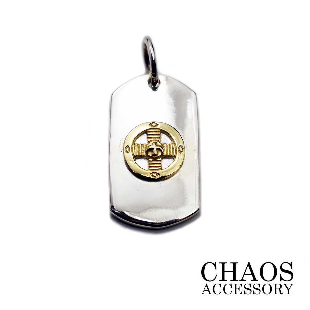 【29×13mm】シルバーアクセサリー メンズ シルバー925 ペンダントトップ チャーム ドッグタ ...