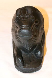 ●【ブラック ナンディーBig】インド シヴァ ガンジス川 ビシュワナート