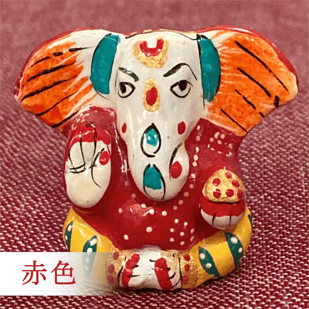 【メタルガネーシャ 〜聞き上手な新★ダンボちゃん・小〜】ガネーシャ チャクラ 瞑想 スピリチュアル　ギフト　置物 　高級インド雑貨カオス