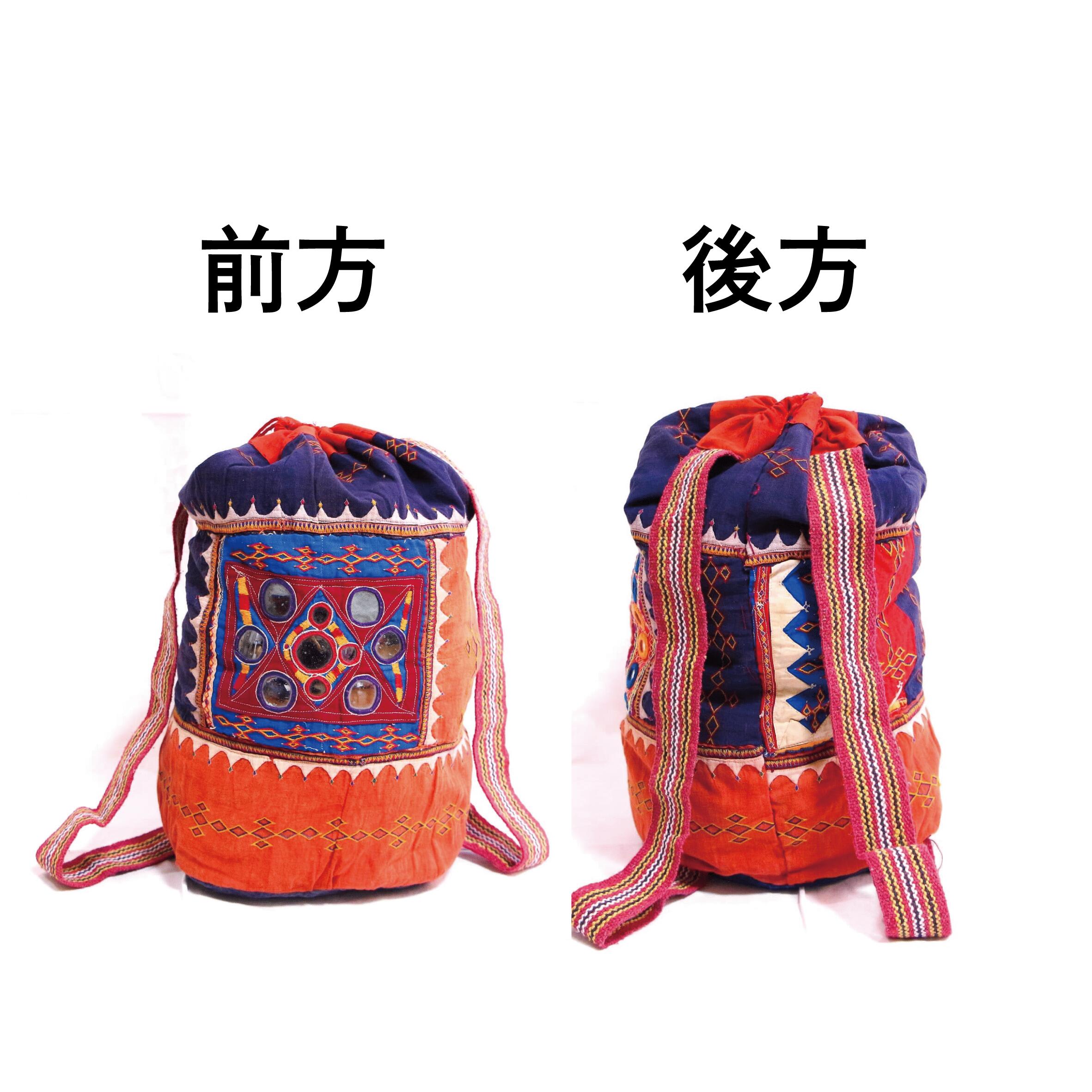 【オールドクロス「リュックB 」】ファブリック 雑貨 おしゃれ バッグ 手作り スピリチュアル ギフト 高級インド雑貨カオス