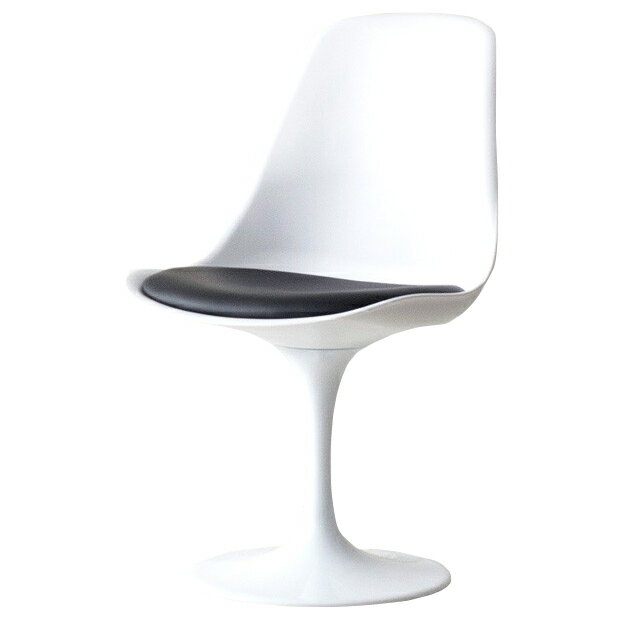 チューリップチェア エーロ・サーリネン ブラック エーロサーリネン　PVC ウレタンフォーム チェア 椅子 ABS