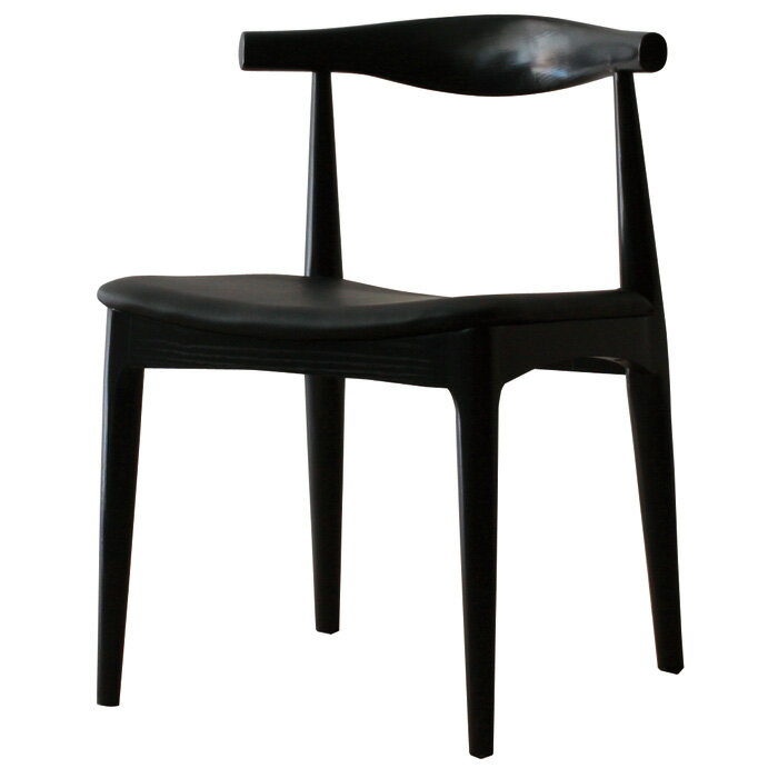 ハンス・j・ウェグナー ハンス・ウェグナー エルボチェア エルボーチェア スクエア ブラック おしゃれ かわいい 北欧 デザイナー ノルディック チェア 椅子 木製 リプロダクト デザイナーズチェア チェアー