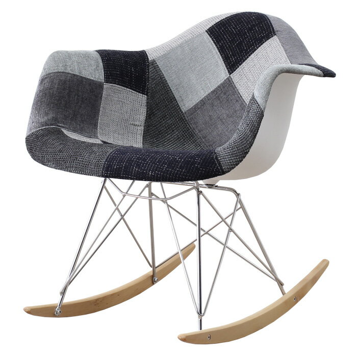 イームズ RAR パッチワーク アームシェルチェア ダイニングチェア ロッキングチェア 完成品 リプロダクト ジェネリック