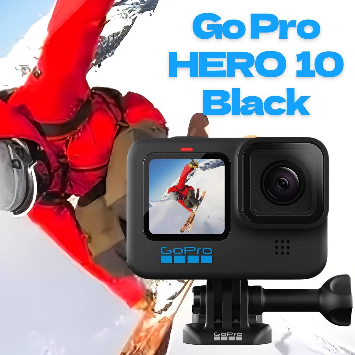 GoPro HERO 10 ( ゴープロ ) ブラック アクションカメラ バンドル ハイスペック ウェアラブルカメラ GP2 5.3K 23MP 写真 動画 撮影 HyperSmooth 4.0 ビデオスタビライズ ブレ補正