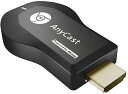 Anycast M9 Plus ドングルレシーバー HDMI WiFi フル HD 解像度のワイヤレス ディスプレイ レシーバー ミラーリング iOS Android4.2以上 Windows7以上 MAC10.8 OSシステム通用 モード交換不要 Windows mac Android iOS マルチ OS ミラーリング 日本語説明書付