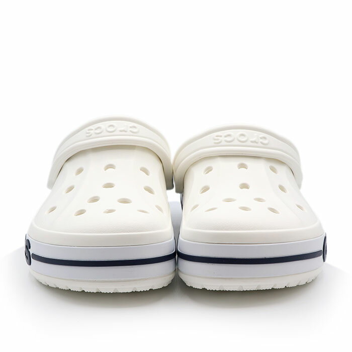 【3,000円以上で10%OFFクーポン 5/18 00:00～5/21 09:59】 crocs クロックス レディース メンズ 男女兼用 ユニセックス 定番 サボ アウトドア スポーツ 水陸両用 サンダル バヤ バンド クロッグ 205089-126 ホワイト 白