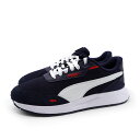 【3,000円以上で10%OFFクーポン 5/1 00:00～5/7 09:59】 PUMA プーマ メンズ カジュアル 通学 スニーカー シューズ RUNTAMED ランテイムド 389236-04 ネイビー 紺