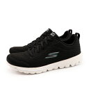 【3,000円以上で10%OFFクーポン 5/1 00:00～5/7 09:59】 SKECHERS スケッチャーズ レディース カジュアル 通勤 通学 スニーカー シューズ ゴーウォーク トラベル ファン ジャーニー 124985-BKAQ ブラック 黒