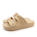 crocs クロックス レディース 定番 カジュアル シャワー サンダル バヤ プラットフォーム サンダル 208188-212 チャイ