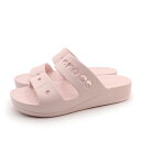 crocs クロックス レディース 定番 カジュアル シャワー サンダル バヤ プラットフォーム サンダル 208188-6PI ピンク