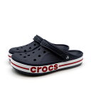 【3,000円以上で10%OFFクーポン 5/1 00:00～5/7 09:59】 crocs クロックス レディース メンズ 男女兼用 ユニセックス 定番 サボ アウトドア スポーツ 水陸両用 サンダル バヤ バンド クロッグ 205089-4CC ネイビー 紺の商品画像