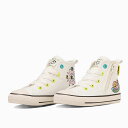  CONVERSE コンバース キッズ ジュニア たまごっち コラボ お揃い ハイカット スニーカー シューズ チャイルド オールスター N タマゴッチ Z HI 370302911 ホワイト 白