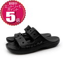 【エントリーでポイント5倍 7/4 20:00~7/11 01:59】【割引クーポン利用もOK】 crocs クロックス レディース メンズ 男女兼用 ユニセックス 定番 カジュアル シャワー サンダル バヤ サンダル 207627-001 ブラック 黒
