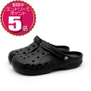【エントリーでポイント5倍 7/4 20:00~7/11 01:59】【割引クーポン利用もOK】 crocs クロックス レディース メンズ 男女兼用 ユニセックス 定番 サボ アウトドア スポーツ 水陸両用 サンダル バヤ クロッグ 10126-001 ブラック 黒
