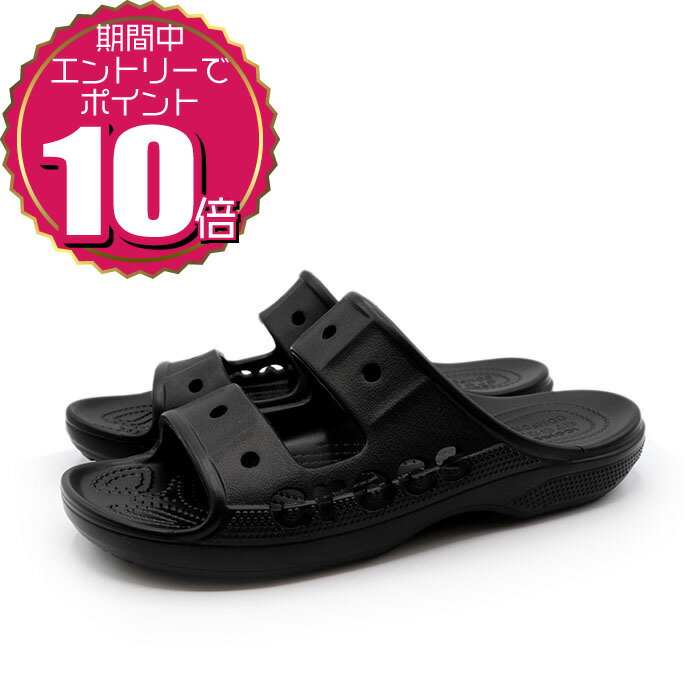 ڥȥ꡼ǥݥ10 5/16 01:59ۡڥݥѤOK crocs å ǥ  ˽ ˥å  奢   BAYA SANDAL Х  207627-001 ֥å 