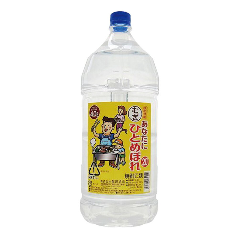 お酒 ギフト 都城酒造 あなたにひとめぼれ 麦 20° 4000ml