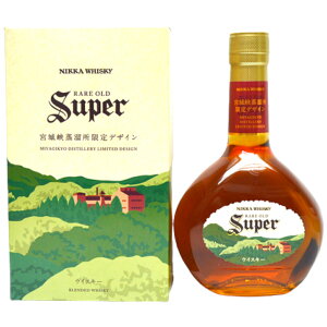 お酒 ギフト ウイスキー ブレンデッドウイスキー ニッカ スーパーニッカ ( 宮城峡蒸溜所限定デザイン ) 43° 500ml ≪ 箱入り ≫