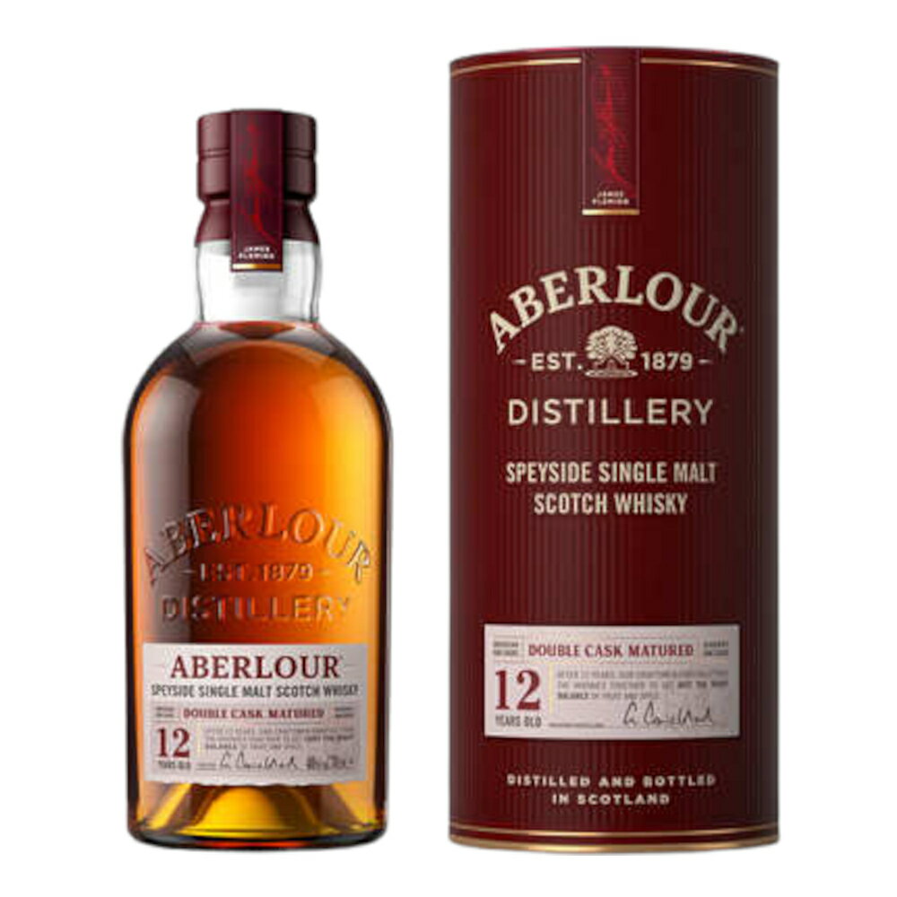 ABERLOUR お酒 ギフト ウイスキー スペイサイド シングルモルト アベラワー 12年 ダブルカスク マチュアード 40° 700ml ≪ 箱入り ≫