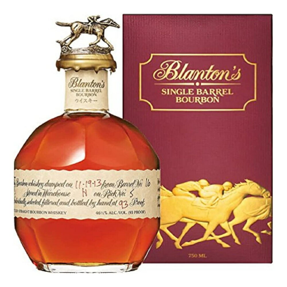 ブラントン 750ml 46度 箱 シングルバレル バーボンウイスキー バーボン blanton single barrel blanton's bourbon blantons 1ヶ月に1本限り kawahc