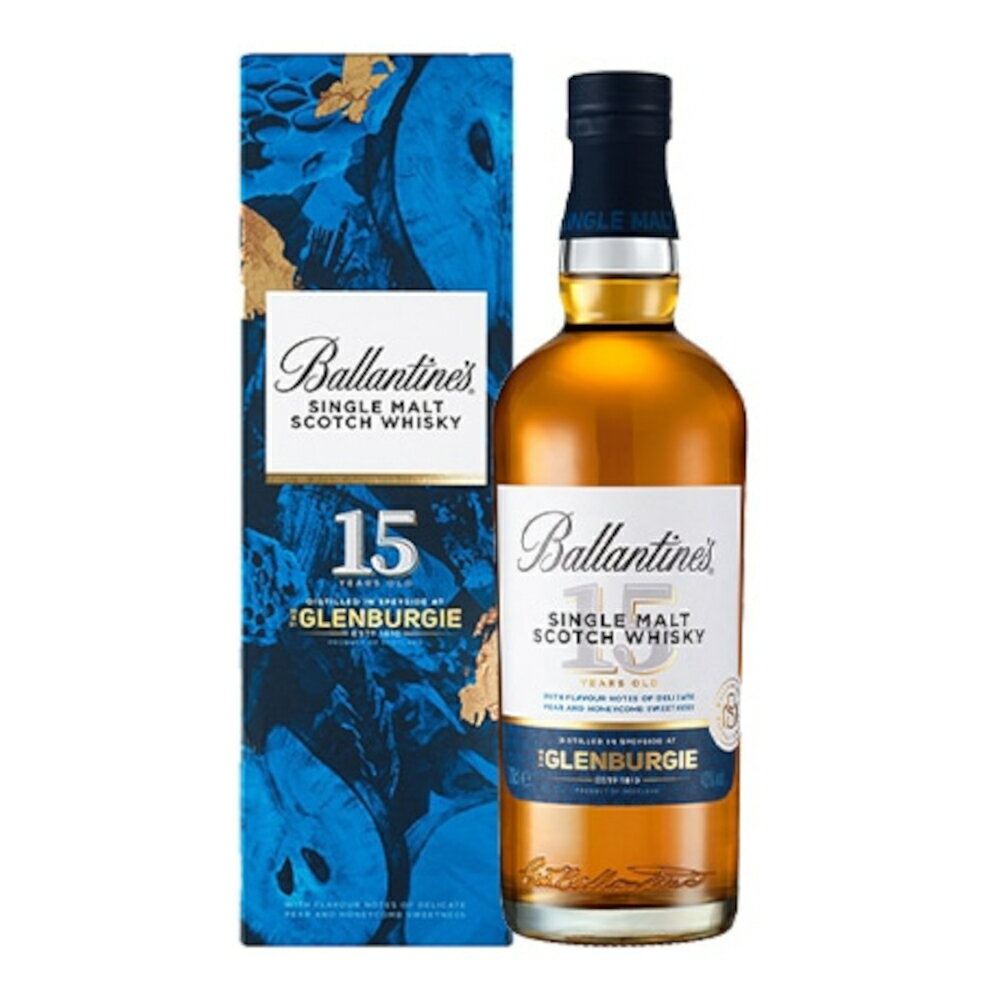 お酒 ギフト ウイスキー スペイサイド シングルモルト バランタイン グレンバーギー ( Glenburgie ) 15年 40° 700ml ≪ 正規品 箱入り ≫ 【 数量限定 】