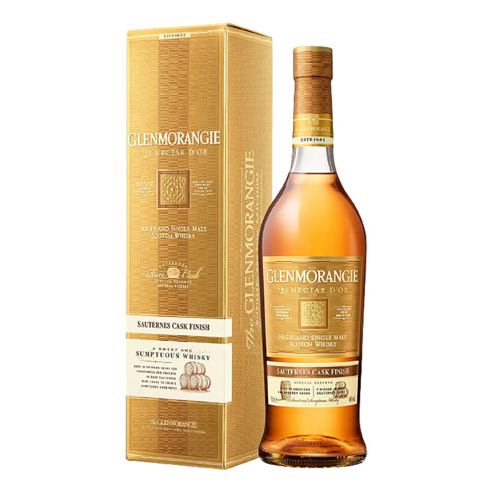 お酒 ギフト ウイスキー ハイランド シングルモルト GLENMORANGIE ( グレンモーレンジ ) ネクター ドール ソーテルヌカスク 46° 700ml ≪ 箱入り ≫