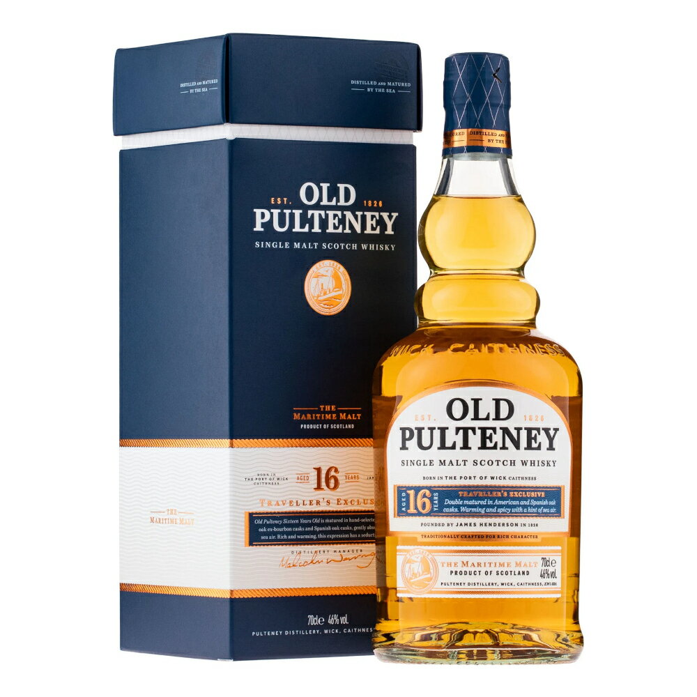 お酒 ギフト ウイスキー ハイランド シングルモルト OLD PLUTENEY ( オールドプルトニー ) 16年 46° 700ml ≪ 専用箱入り ≫