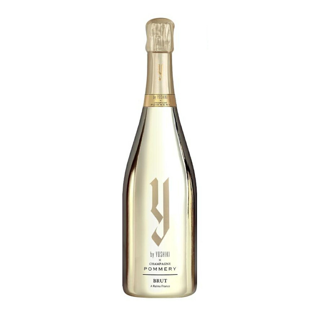 お酒 ギフト ワイン スパークリングワイン Y by YOSHIKI ( ワイバイヨシキ ) x CHAMPAGNE POMEERY ブリュット 12.5° 750ml