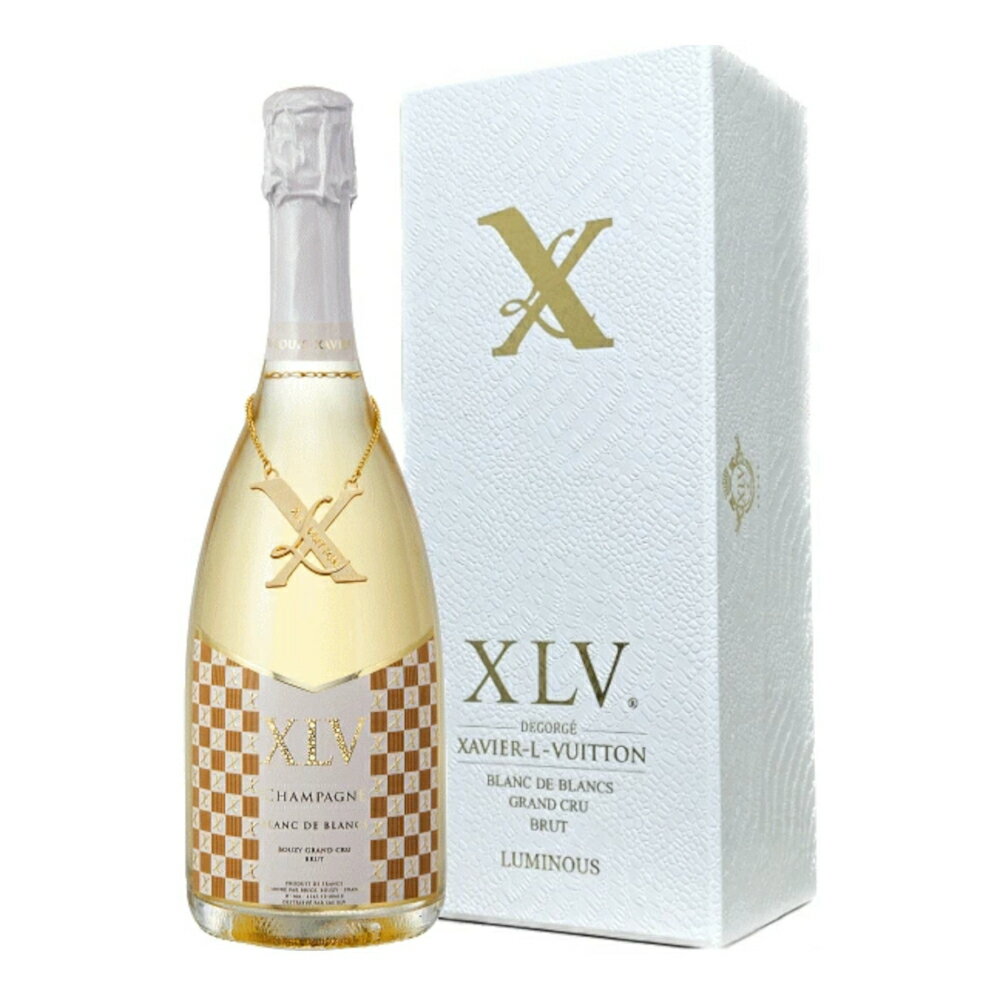 お酒 ギフト ワイン スパークリングワイン ザビエ ルイ ヴィトン XLV ( XAVIER LOUIS VUITTON ) ブランドブラン グランクリュ ルミナス 12.5° 750ml ≪ 箱入り ≫ 【ボトルが光る!】