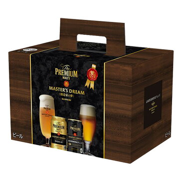 お酒 ギフト ビール サントリー プレミアムモルツ マスターズドリーム 〈 山崎原酒樽熟成ブレンド 〉 アソートギフトセット 350ml ( 6本入り ) 【 数量限定 】