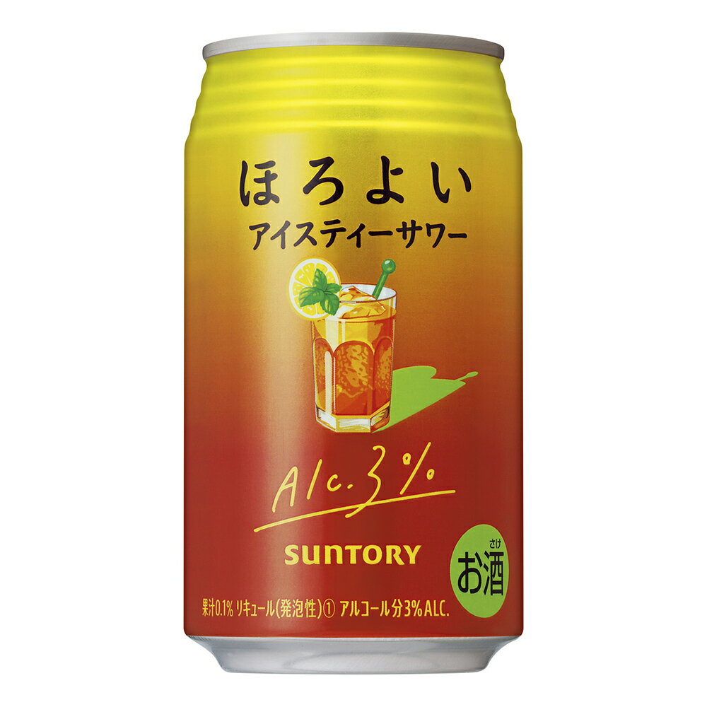 楽天酒のチャップリン楽天市場店お酒 ギフト サントリー ほろよい アイスティーサワー 350ml ケース （ 24本入り ） 【お取り寄せ商品】