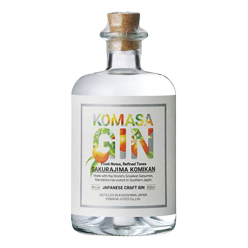 お酒 ギフト 小正醸造 KOMASA GIN ( コマサ ジン ) 桜島小みかん 45° 500ml ≪専用箱入り≫ お酒 ギフト 小正醸造 KOMASA GIN ( コマサ ジン ) 桜島小みかん 45° 500ml ≪専用箱入り≫