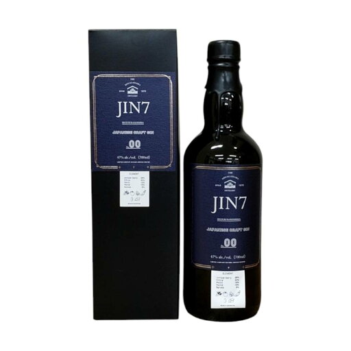 鹿児島 大山甚七商店 JIN7 series 00 47° 700ml 【 ギフト プレゼント 誕生日 国産クラフトジン】 鹿児島 大山甚七商店 JIN7 series 00 47° 700ml 【 ギフト プレゼント 誕生日 国産クラフトジン】