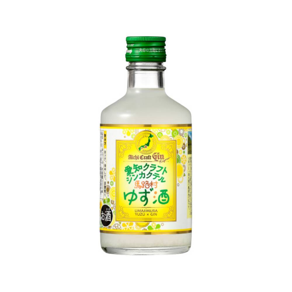 リキュール 清洲桜醸造 愛知クラフトジンカクテル 馬路村ゆず酒 17-18度 300ml 【 お酒 ギフト プレゼント 誕生日 】