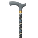 リバティ カーボン 杖 つえ おしゃれ 高級 軽量 アクリルL型 グレー 濃紺地ブルー花 花柄 レディース 先ゴム 14mm 軽い 安全 頑丈 チャップリン 無...