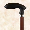 手元黒檀ゴルフ型(黒)/桜(ツヤ無/茶) ステッキ専門店チャップリン