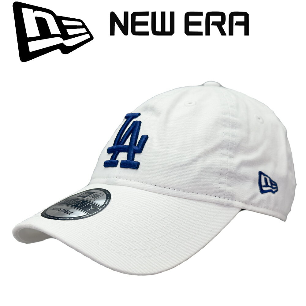 New Era ニューエラ 9Twenty Cap 920 ローキャップ MLB Los Angeles Dodgers ロサンゼルスドジャース ホワイト White LA MLB 野球 帽子 正規品 ユニセックス 男女兼用 ストリート