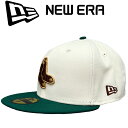 【訳あり限定セール】New Era ニューエラ 59Fifty Cap 5950 ベースボール キャップ MLB Boston Red Sox ボストンレッドソックス Fitted Cap White ホワイト MLB 野球 帽子 正規品 ユニセックス 男女兼用 ストリート