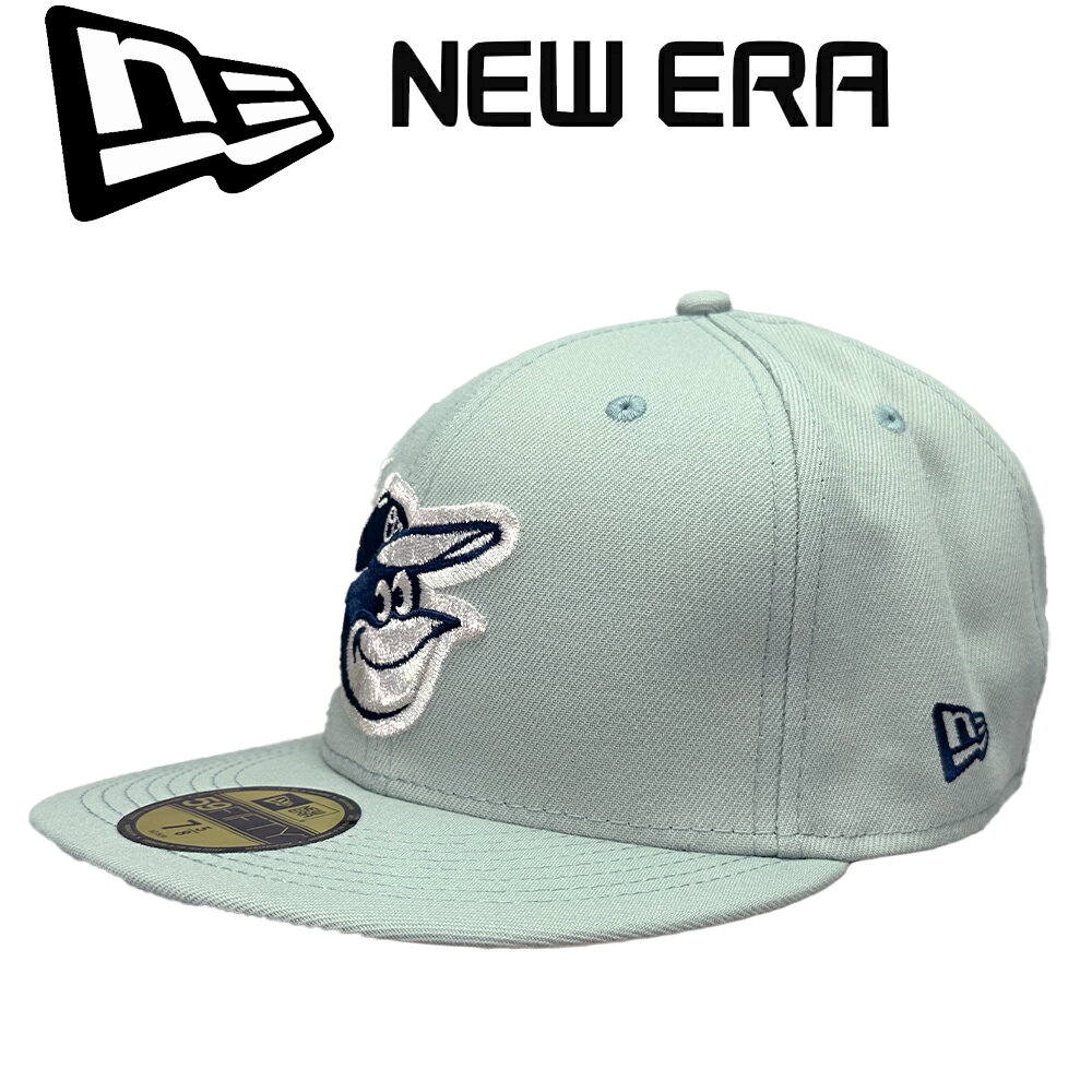 New Era ニューエラ 59Fifty Cap 5950 ベースボール キャップ MLB Baltimore Orioles ボルチモアオリオールズ Fitted Cap All Star Game Green グリーン MLB 野球 帽子 正規品 ユニセックス 男女兼用 ストリート