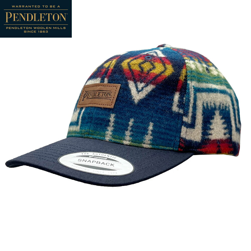 楽天Chapman【限定セール★8800円→6999円】Pendleton ペンドルトン Wool Hat キャップ 野球 ウォーキング エクササイズ ウール ハット 帽子 スナップバック ネイティブ柄 正規品 ユニセックス 男女兼用 ストリート