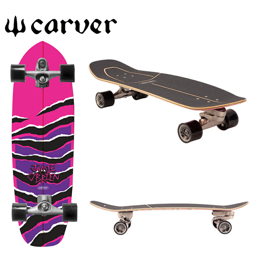 Carver Skateboards カーバー スケートボード 33.5‘’ Pinktiger スケボー クルーザー Skateboarding C7 コンプリート ロングボード