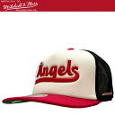 【限定セール】Mitchell & Ness ミッチェル&ネス MLB City Connect Trucker Mesh Cap メッシュ キャップ Los ...