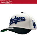 【限定セール】Mitchell & Ness ミッチェル&ネス MLB Off Word Pro キャップ Los Angeles Dodgers ロサンゼルス...