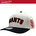 【限定セール】Mitchell & Ness ミッチェル&ネス MLB Off Word Pro キャップ San Francisco Giants サンフラン...