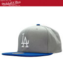 【限定セール】Mitchell & Ness ミッチェル&ネス MLB Away キャップ Los Angeles Dodgers ロサンゼルス ドジャース G...