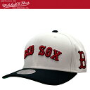 【限定セール】Mitchell & Ness ミッチェル&ネス MLB Off Word Pro キャップ Boston Red Sox ボストン レッドソック...