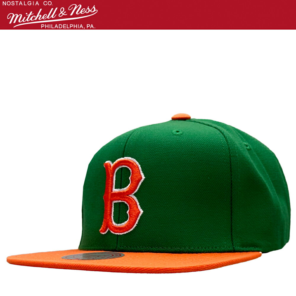 美品　Mitchell & Ness ミッチェル&ネス　キャップ　グリーン ミッチェルアンドネス（Mitchell&Ness）（メンズ、レディース