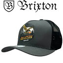 【限定セール】Brixton ブリクストン Ridgewood NP Trucker Snapback Cap リッジウッド トラッカー メッシュ スナップバック キャップ 帽子 正規品 ユニセックス 男女兼用 ストリート アメカジ アウトドア
